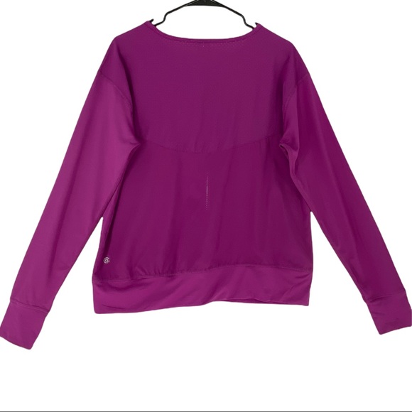 Champion C9 Women’s Active Moisture Wicking Long Sleeve Top Plum Dream Size L - Picture 11 of 14
